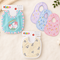 Baby Bibs Pack of 3 – Soft Cotton Feeding Bibs for Newborn Babies