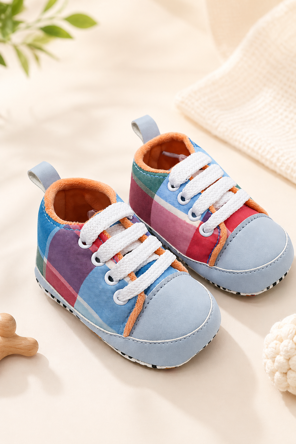Cute Infant Sneakers – Soft Sole Anti-Slip Baby Shoes