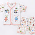 Fruit Friend & Shorts Set for Babies | Soft Cotton Summer Outfit (0-9 Months)